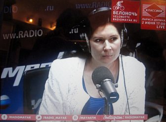 Tatiana Leus on Radio Mayak